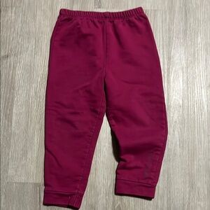 Kids Maroon Jogger Pants